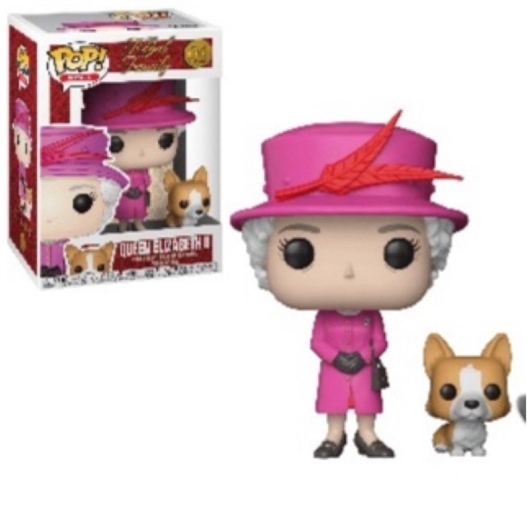 New in Box 2018 Queen Elizabeth II & Corgi Funko Pop Royals British 🇬🇧 - Picture 1 of 14